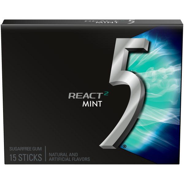 5 Gum React Mint 10ct